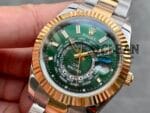 ROLEX SKY-DWELLER GREEN DIAL 42MM - Image 4