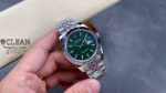 ROLEX DATEJUST GREEN DIAL 41MM - Image 11
