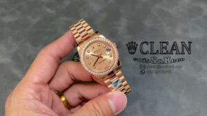 ROLEX LADY-DATEJUST GOLD DIAL 31MM - Image 9