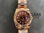 ROLEX SKY-DWELLER BROWN DIAL 42MM