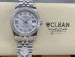 ROLEX LADY-DATEJUST SILVER DIAL 31MM