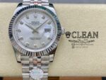 ROLEX DATEJUST SILVER DIAL 41MM