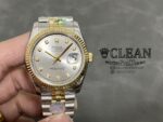 ROLEX DATEJUST SILVER DIAL 36MM