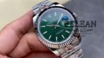 ROLEX DATEJUST GREEN DIAL 41MM - Image 10