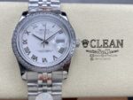 ROLEX DATEJUST WHITE DIAL 36MM