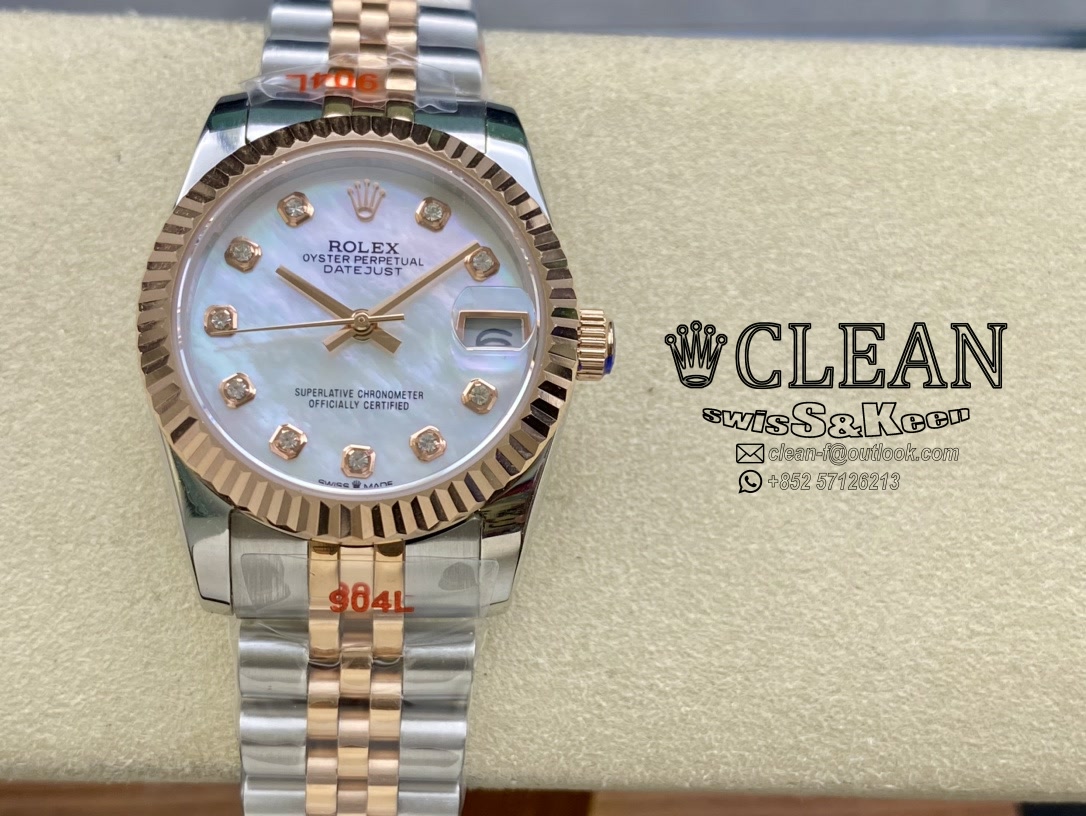 1cd42cd3de829777c2fba36f3c9675ab ROLEX LADY-DATEJUST WHITE DIAL 31MM - Image 1