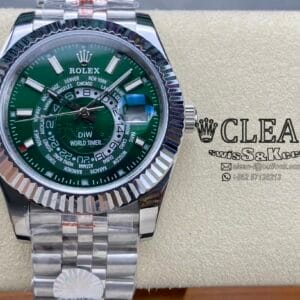 ROLEX SKY-DWELLER GREEN DIAL 42MM
