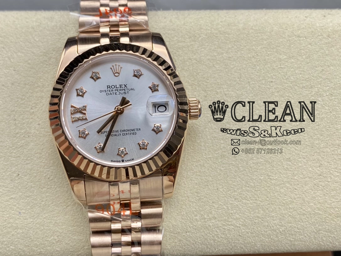 24e5d250f36055e4c68d01703db3d14d ROLEX LADY-DATEJUST SILVER DIAL 31MM - Image 1