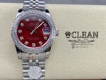 ROLEX LADY-DATEJUST RED DIAL 31MM