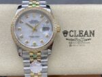 ROLEX DATEJUST WHITE DIAL 36MM