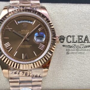 ROLEX DAY-DATE BROWN DIAL 40MM