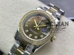 ROLEX LADY-DATEJUST BROWN DIAL 31MM - Image 3
