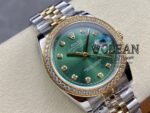 ROLEX DATEJUST GREEN DIAL 36MM - Image 2