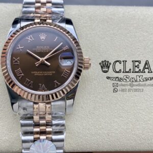 ROLEX LADY-DATEJUST BROWN DIAL 31MM
