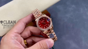 ROLEX LADY-DATEJUST RED DIAL 31MM - Image 11