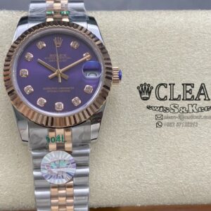 ROLEX LADY-DATEJUST VIOLET DIAL 31MM