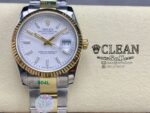 ROLEX DATEJUST WHITE DIAL 36MM