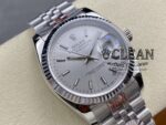 ROLEX DATEJUST SILVER DIAL 36MM - Image 9