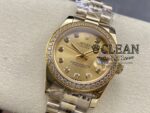 ROLEX LADY-DATEJUST GOLD DIAL 31MM - Image 5