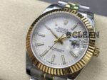 ROLEX DATEJUST WHITE DIAL 41MM - Image 3