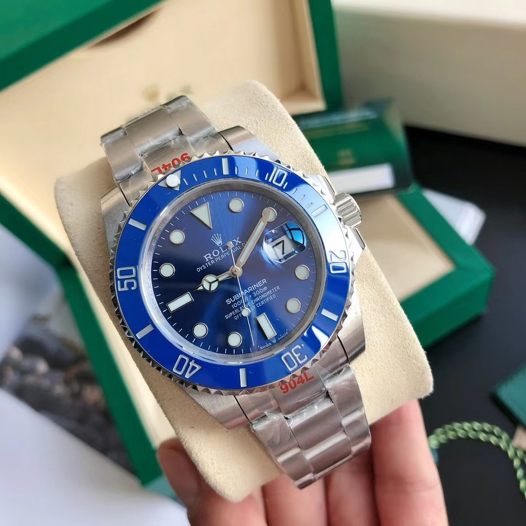 462f8ba9aec2b8c5691d7fad975b0097-1 ROLEX SUBMARINER BLUE DIAL 41MM 126619lb - Image 1