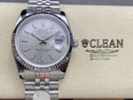ROLEX DATEJUST SILVER DIAL 36MM