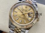 ROLEX DATEJUST GOLD DIAL 41MM - Image 3