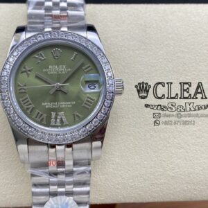 ROLEX LADY-DATEJUST GREEN DIAL 31MM