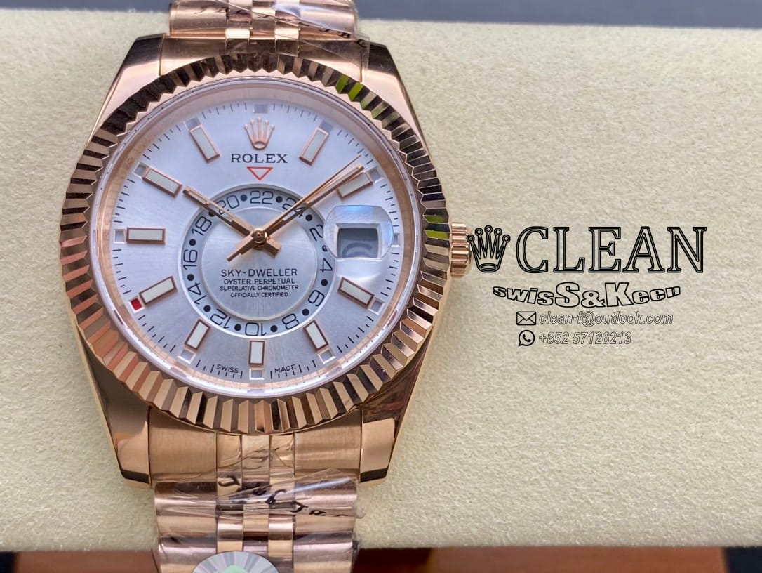 5182d178228e56104226aee01c0c7b9c ROLEX SKY-DWELLER WHITE DIAL 42MM - Image 1