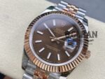 ROLEX DATEJUST BROWN DIAL 41MM - Image 3