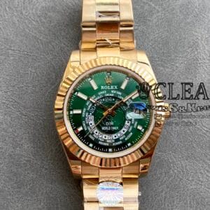 ROLEX SKY-DWELLER GREEN DIAL 42MM