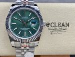 ROLEX DATEJUST GREEN DIAL 41MM