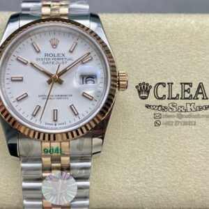 ROLEX DATEJUST WHITE DIAL 36MM