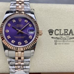 ROLEX LADY-DATEJUST VIOLET DIAL 31MM