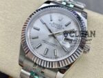 ROLEX DATEJUST SILVER DIAL 41MM - Image 3