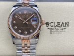 ROLEX DATEJUST BROWN DIAL 36MM