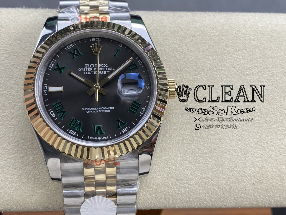 5db27413d187026c4117abda19d005be ROLEX DATEJUST BLACK DIAL 41MM - Image 1