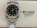 ROLEX LADY-DATEJUST BLACK DIAL 31MM