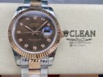 ROLEX DATEJUST BROWN DIAL 41MM