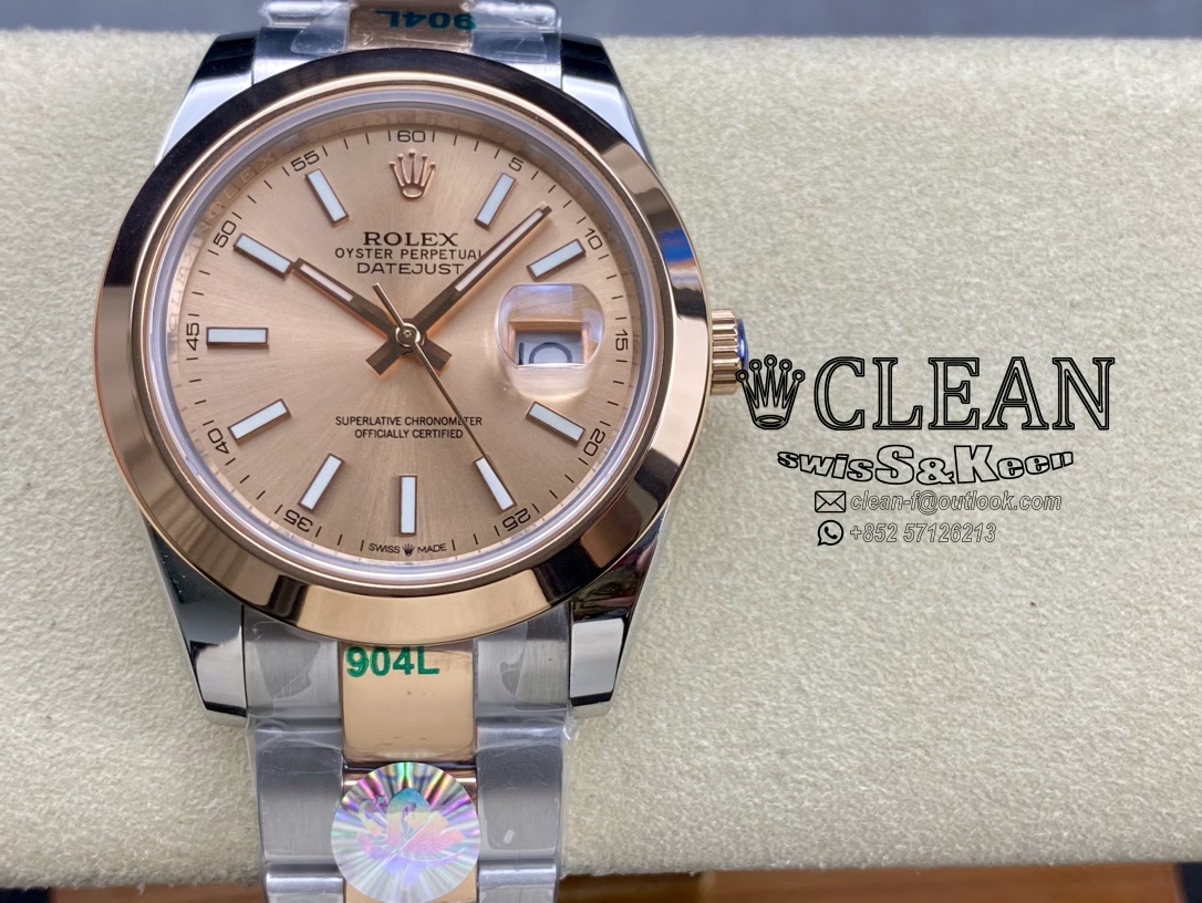 64c15dd347a9db809d097f1a214f5dd0 ROLEX DATEJUST BROWN DIAL 41MM - Image 1
