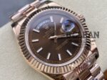 ROLEX DAY-DATE BROWN DIAL 40MM - Image 2