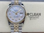 ROLEX DATEJUST WHITE DIAL 36MM