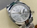 ROLEX DATEJUST SILVER DIAL 41MM - Image 4