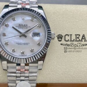 ROLEX DATEJUST WHITE DIAL 41MM