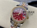 ROLEX LADY-DATEJUST RED DIAL 31MM - Image 3