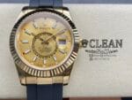 ROLEX SKY-DWELLER GOLD DIAL 42MM