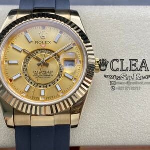 ROLEX SKY-DWELLER GOLD DIAL 42MM