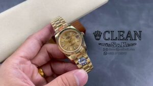 ROLEX LADY-DATEJUST GOLD DIAL 31MM - Image 10