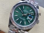ROLEX DATEJUST GREEN DIAL 41MM - Image 3
