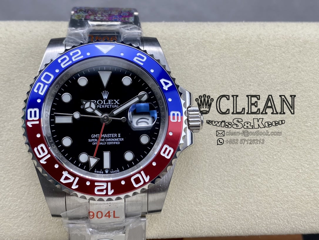 837fb279b892f7eb097bcead53bddfe7 ROLEX GMT-MASTER BLACK DIAL 40MM - Image 1
